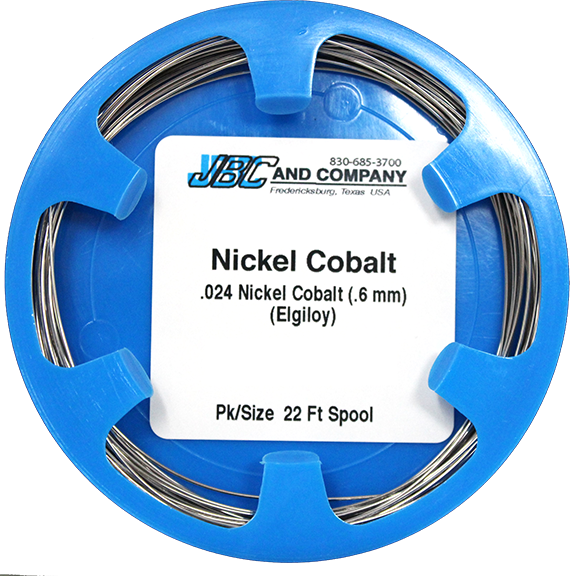 NCS: NICKEL COBALT (ELGILOY) "SPOOL" WIRE .024 - .044